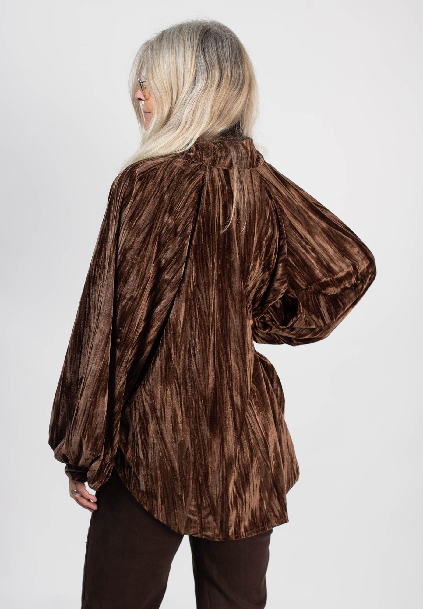 Stank Stockholm - Skjorta Brown Velvet