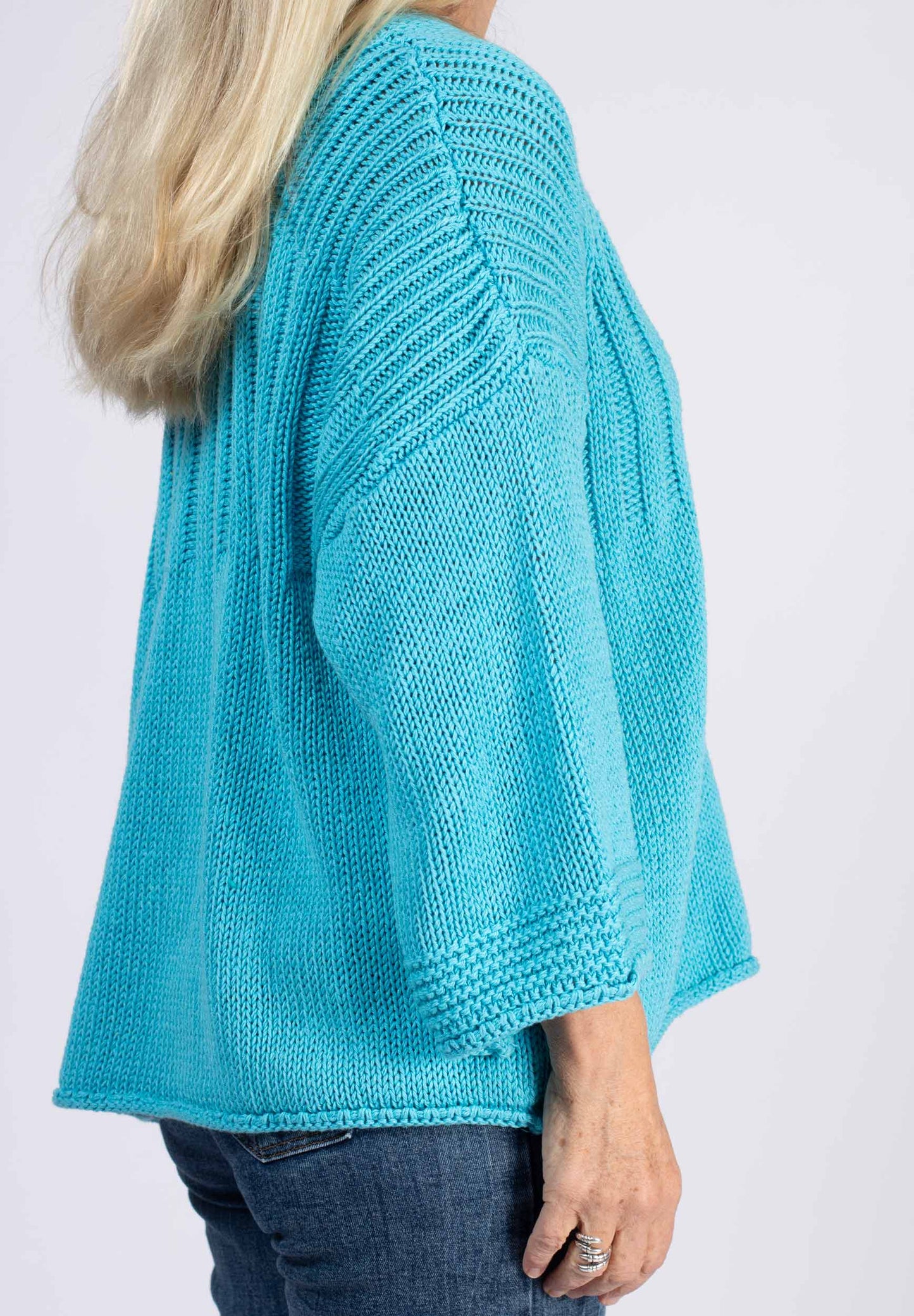 Stank Stockholm - Stickad tröja Turquoise